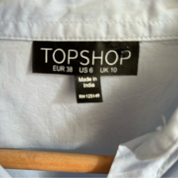 TopShop oversized Embroidered Floral Shirt - Picture 3 of 5